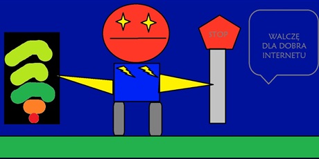 Powiększ grafikę: 🏆Wyniki konkursu grafiki komputerowej pt. „Strażnik Internetu”🏆