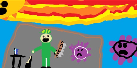 Powiększ grafikę: 🏆Wyniki konkursu grafiki komputerowej pt. „Strażnik Internetu”🏆