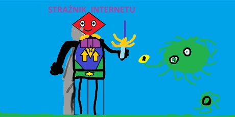 Powiększ grafikę: 🏆Wyniki konkursu grafiki komputerowej pt. „Strażnik Internetu”🏆